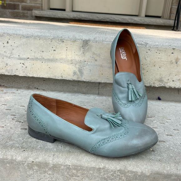 HOTTER all leather oxford loafer comfort shoe - Picture 4 of 7